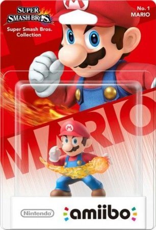 Amiibo: Интерактивная фигурка Марио (Mario with fire) (Super Smash Bros. Collection)