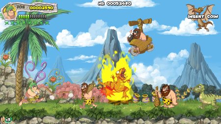 New Joe and Mac: Caveman Ninja T-Rex Edition Русская Версия (PS5)