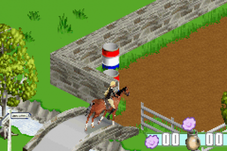   :   (Barbie Horse Adventures: Blue Ribbon Race)   (GBA)  Game boy