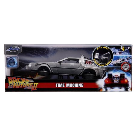 Модель машинки Jada Toys Hollywood Rides: Машина Времени (Time Machine) Назад в Будущее 2 (Back to the Future 2) (31468) 1:24 
