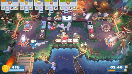 Игра Overcooked! + Overcooked! 2 (Адская кухня 1+2) (PS4) USED Б/У Playstation 4