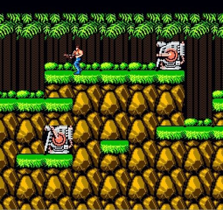 Сборник игр 4 в 1 NJ-1403 CONTRA / LEFF FUHACE / GREEN BERST / JACKAL (8 bit) для Денди 