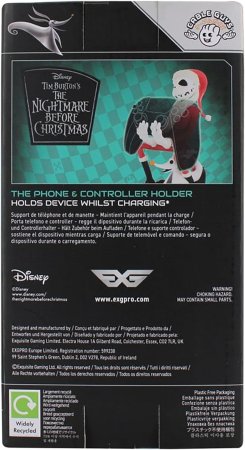Фигурка подставка для геймпада/телефона Cable Guys: Санта Джек Скеллингтон (Santa Jack Skellington) Кошмар перед Рождеством (The Nightmare Before Christmas) 20 см