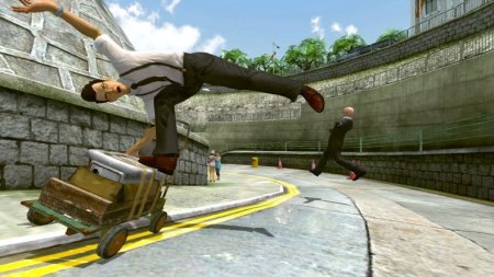 Купить игру Офисное Кунг-Фу (Kung Fu Rider) Русская Версия для PlayStation Move (PS3) USED Б/У для Sony Playstation 3