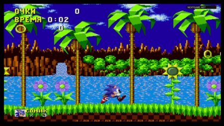 Соник Ежик (Sonic The Hedgehog) Русская Версия (16 bit) 