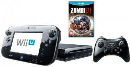 Nintendo Wii U 32 GB Premium Pack ZombiU Limited Edition Rus Black (Чёрная)
