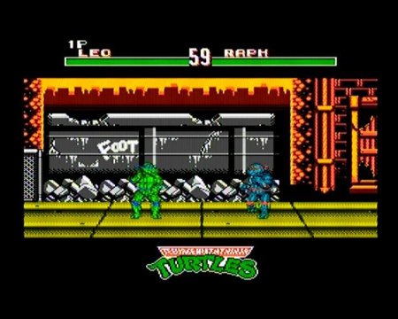 Сборник игр 4 в 1 AA-2489 TURTLES 1+4 / CHIP and DALE 1+2 (8 bit) для Денди 