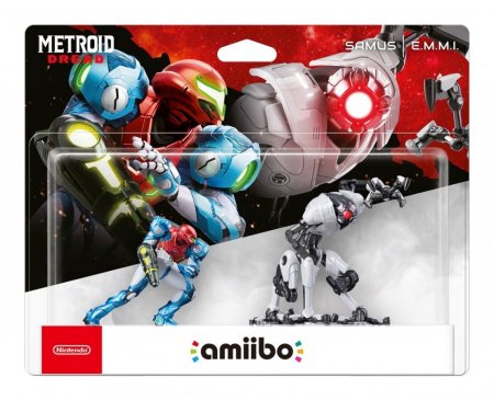 Amiibo: Комплект фигурок: Самус Аран и E.M.M.I (Samus and E.M.M.I.) (Metroid Dread Collection) от Nintendo Switch