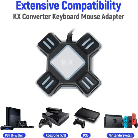  Разветвитель USB HUB KX Adapter Keyboard and Mouse Adapter (PS3/PS4/Xbox One/Switch) 