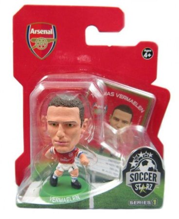 Фигурка футболиста Soccerstarz Томас Вермален Арсенал (Thomas Vermaelen Arsenal) Home Kit (Series 1) (73308)