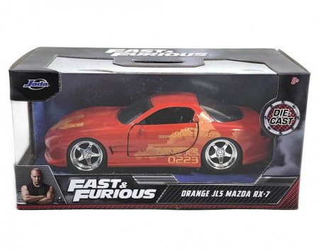  Машинка Jada Toys: 1993 Мазда РХ-7 (1993 Mazda RX-7) Форсаж (The Fast and the Furious) (31442) 12 см