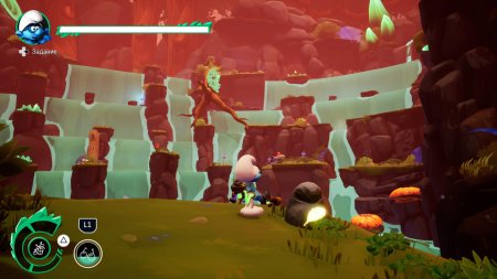 игра The Smurfs 2 (Смурфики 2): Пленники Зеленого Камня (The Prisoners of the Green Stone) Русская Версия (Switch) для Nintendo Switch