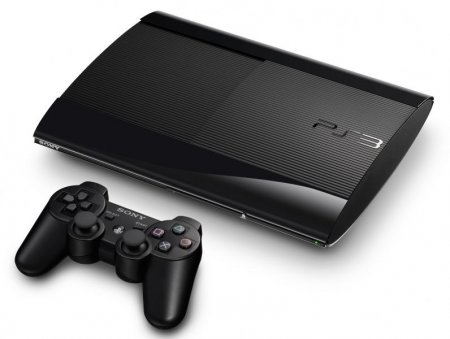  Sony PlayStation 3 Super Slim (500 Gb) Rus Black () + Heavy Rain + GT5 + Uncharted 3 (PS3) Sony PS3
