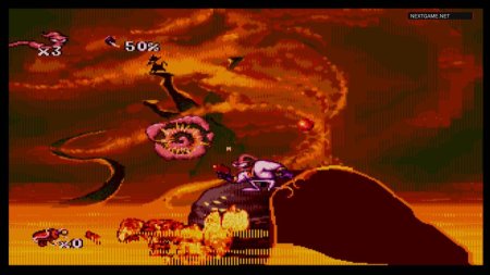 Червяк Джим (Earthworm Jim) Русская Версия (16 bit) 