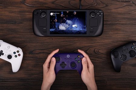 Геймпад беспроводной + Док-станция 8BitDo Ultimate 2.4G Purple (Фиолетовый) (PC/Android) 