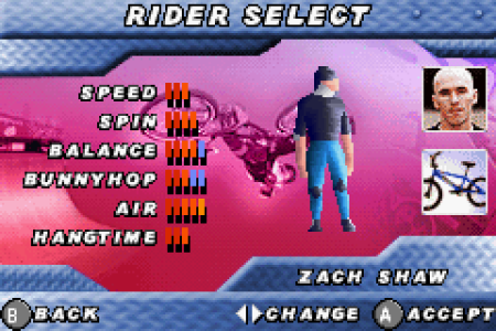 Дэйв Мирра Фристайл 2 (Dave Mirra Freestyle BMX 2) (GBA) для Game boy