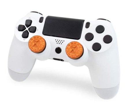  Накладки на стики для геймпада KontrolFreek Atomic Performance Thumbsticks \ 23 (2 шт) Оранжевый/Черный (PS4) 