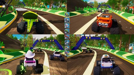 Игра Blaze and the Monster Machines: Axle City Racers Русская Версия (PS4) Playstation 4