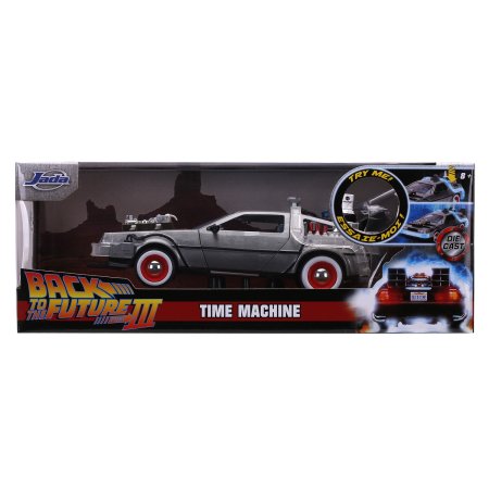 Модель машинки Jada Toys Hollywood Rides: Машина Времени (Time Machine) Назад в Будущее 3 (Back to the Future 3) (32166) 1:24 