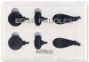 Набор лепестков для геймпада DualSense Edge NYKO (833154) (6 шт) (Black) Черный (PS5)