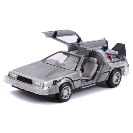 Модель машинки Jada Toys Hollywood Rides: Машина Времени (Time Machine) Назад в Будущее 2 (Back to the Future 2) (31468) 1:24 