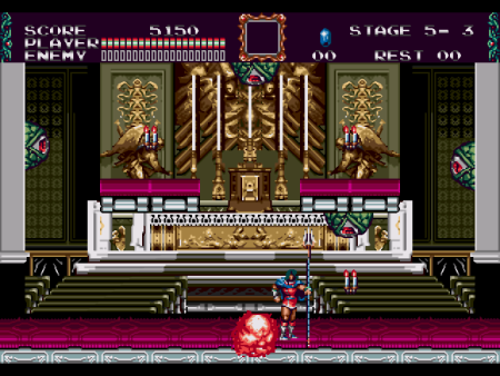 Кастлвания: Блудлайн (Castlevania: Bloodlines The New Generation) Русская Версия (16 bit) 