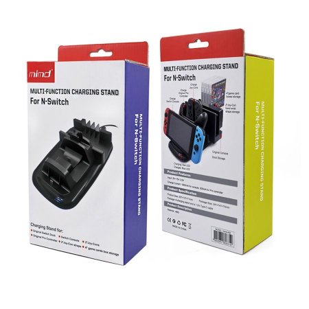 Подставка для вертикальной установки консоли + зарядная станция + держатель для картриджей SND (MIMD-425) (Switch/Switch Lite)