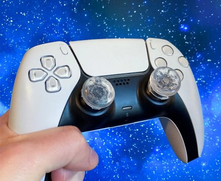  Накладки на стики для геймпада KontrolFreek Crystal Galaxy Edition\64 (PS5/PS4) 