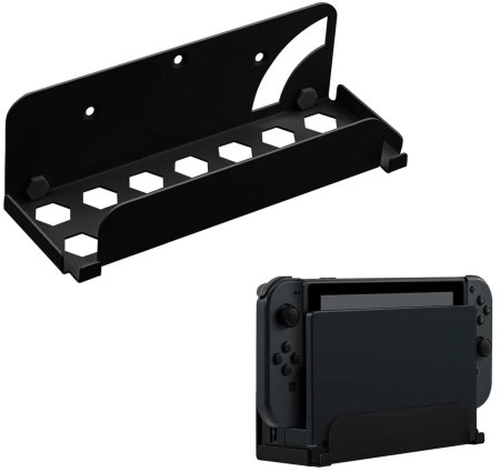 Крепление-кронштейн на стену для консоли Wall Mount (JYS-NS230) (Черный) (Switch/Switch OLED)