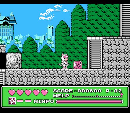 Кот-ниндзя (Ninja Cat) Русская Версия (8 bit) для Денди 