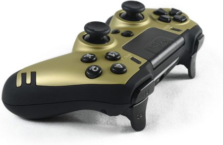  Геймпад беспроводной Steelplay SlimPack Wireless Controller Gold (Золотой) (00155) (PS4/PS3/PC) 