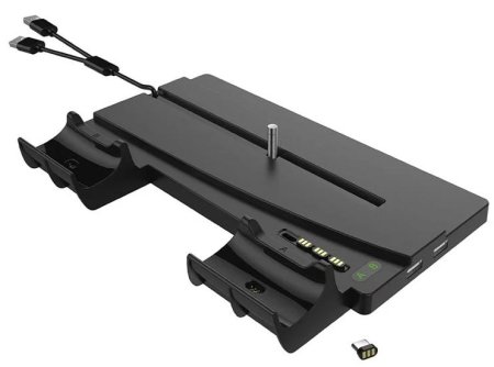 Подставка для вертикальной установки консоли + зарядная станция OIVO (IV-P5238) (PS5)