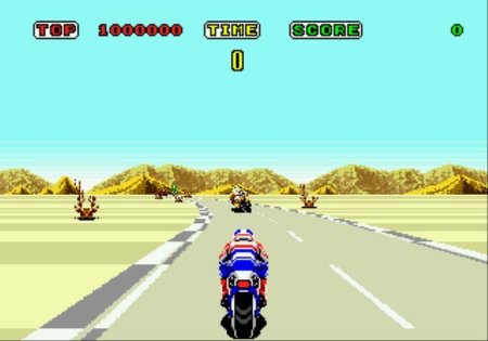 Super Hang-On (Супер мотогонки) Русская Версия (16 bit) 