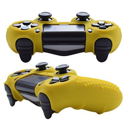 Защитный силиконовый чехол Controller Silicon Case (Non-Slip) для геймпада Sony Dualshock 4 Wireless Controller Желтый (PS4) 