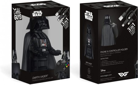 Фигурка подставка для геймпада/телефона Cable Guys: Дарт Вейдер (Darth Vader) Звездные войны (Star Wars)
