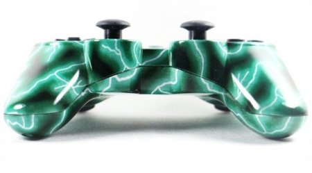 Геймпад беспроводной DualShock 3 Wireless Controller «Зеленые молнии» (PS3) 