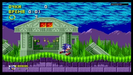 Соник Ежик (Sonic The Hedgehog) Русская Версия (16 bit) 