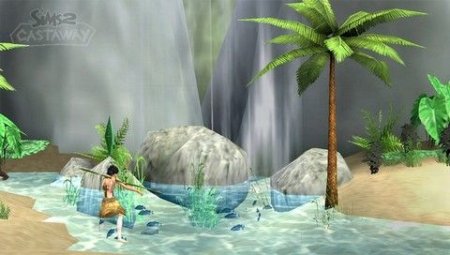 The Sims 2: Castaway (Робинзоны) (PSP) USED Б/У 