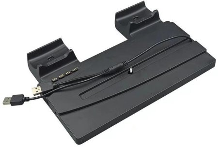 Подставка для вертикальной установки консоли + зарядная станция для 2-х геймпадов + USB HUB разветвитель IPLAY (HBS-269) (PS5)