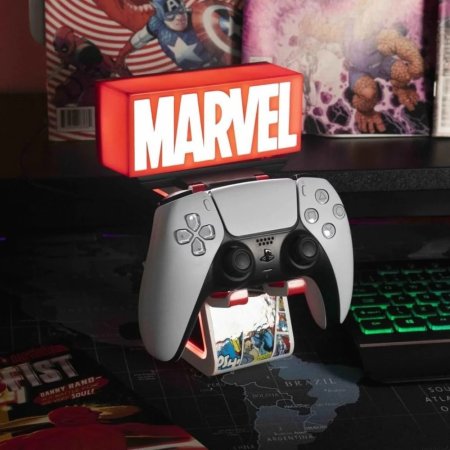 Фигурка подставка для геймпада/телефона с подсветкой Cable Guys: Иконка (Icon) Марвел (Marvel)