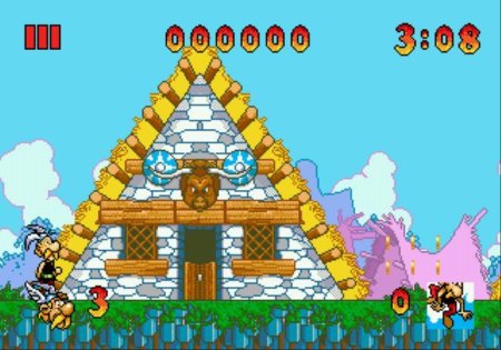 Сборник игр 9 в 1 BS9001 (Simpsons + Asterix + ...) Русская Версия (16 bit) 