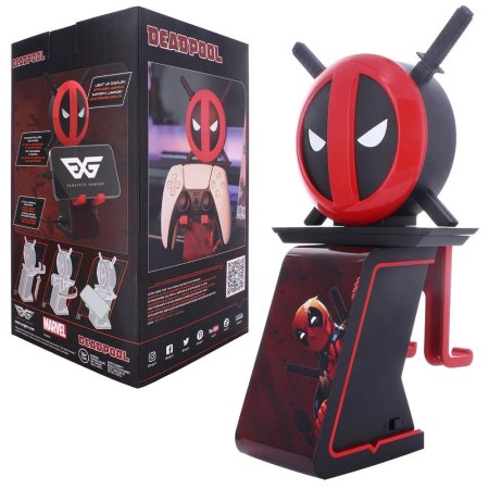 Фигурка подставка для геймпада/телефона с подсветкой Cable Guys: Иконка (Icon) Дэдпул (Deadpool)