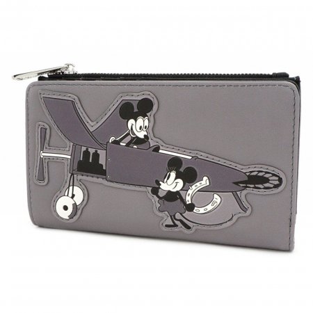  Funko LF:  (Disney)   (Mickey Mouse) (Faux Leather Flap Purse) (WDWA1114)   