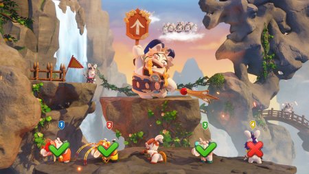 Игра Rabbids: Party of Legends (Кролики: Вечеринка легенд) Русская Версия (PS4) Playstation 4