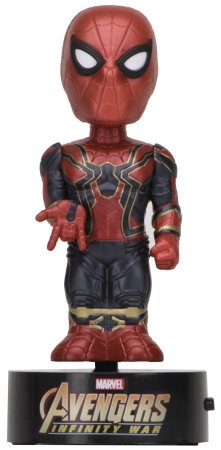 Фигурка-телотряс на солнечной батарее NECA: Человек-паук (Spider-Man) Мстители: Война бесконечности (Avengers: Infinity War) 15 см
