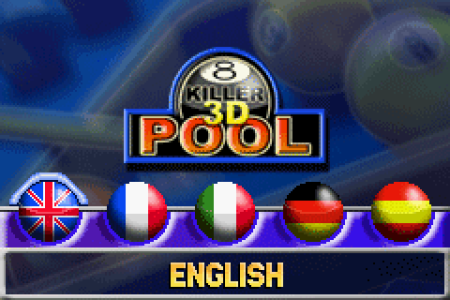 Киллер 3D Бильярд (Killer 3D Pool) (GBA) для Game boy