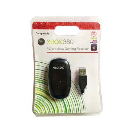 Беспроводной ресивер для подключения геймпада от Xbox 360 к компьютеру (Wireless Gaming Receiver for Windows PC) 