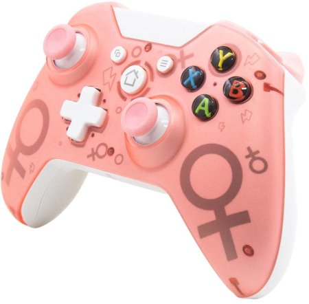 Геймпад беспроводной Controller Wireless N-1 2.4G (Pink) (Розовый) (Xbox One/Series X/S/PS3/PC) 
