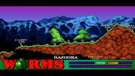 Worms (Червячки) Русская Версия (16 bit) 