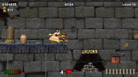 Игра Crazy Chicken (Сумасшедшие цыплята): Jump 'n' Run Traps and Treasures (PS4) Playstation 4